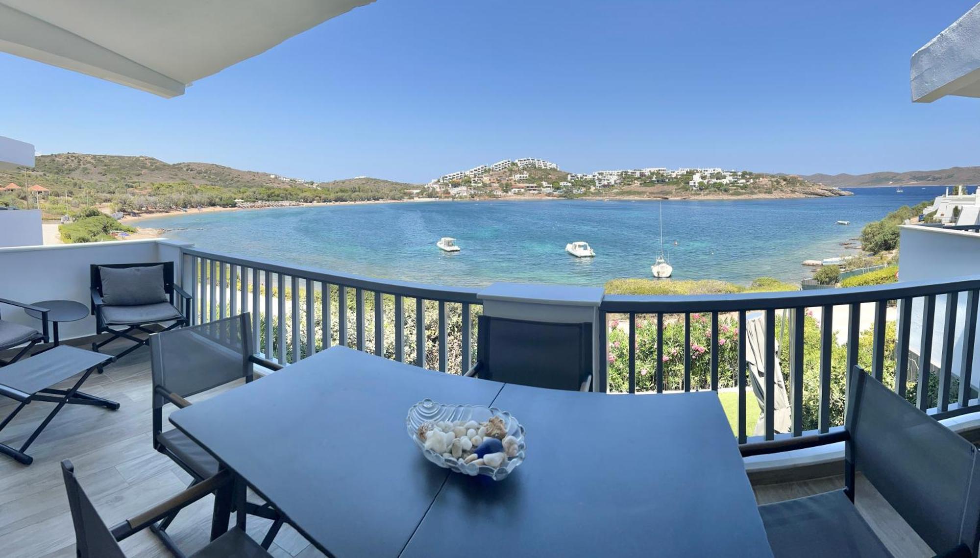 Sounio - Waterfront Luxury Spa Villa Pounta Zeza 170 Sqm On Private Beach Sounion Esterno foto