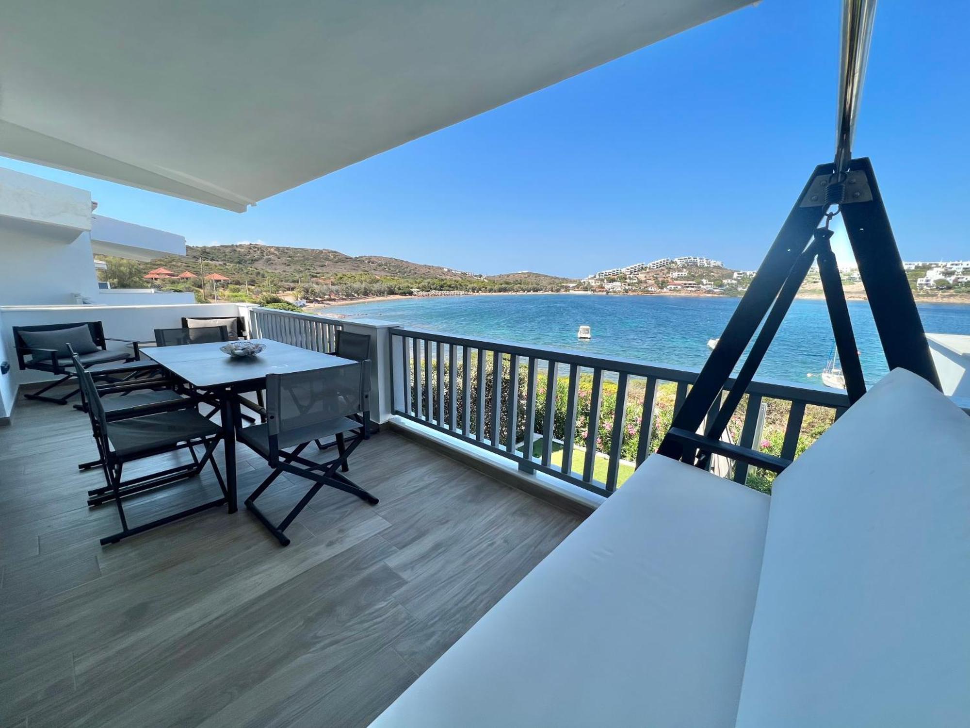 Sounio - Waterfront Luxury Spa Villa Pounta Zeza 170 Sqm On Private Beach Sounion Esterno foto