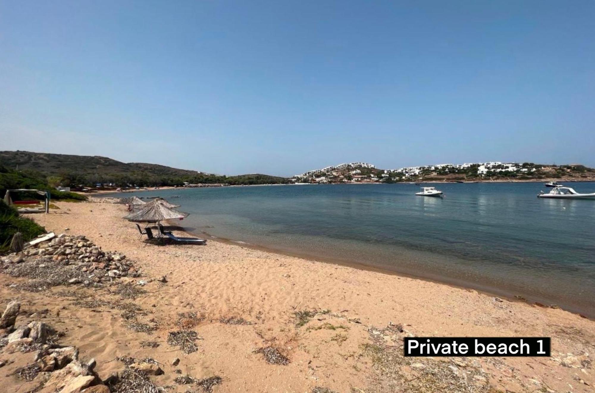 Sounio - Waterfront Luxury Spa Villa Pounta Zeza 170 Sqm On Private Beach Sounion Esterno foto
