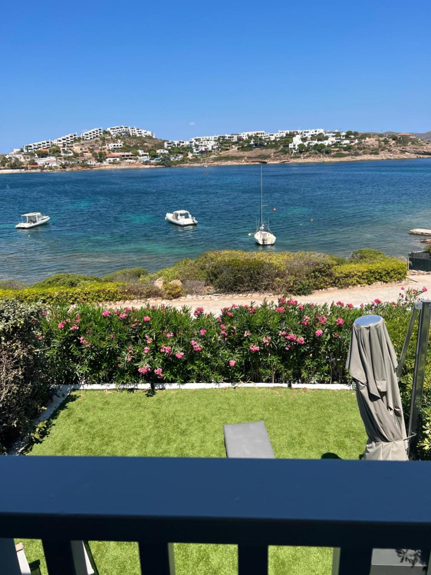 Sounio - Waterfront Luxury Spa Villa Pounta Zeza 170 Sqm On Private Beach Sounion Esterno foto