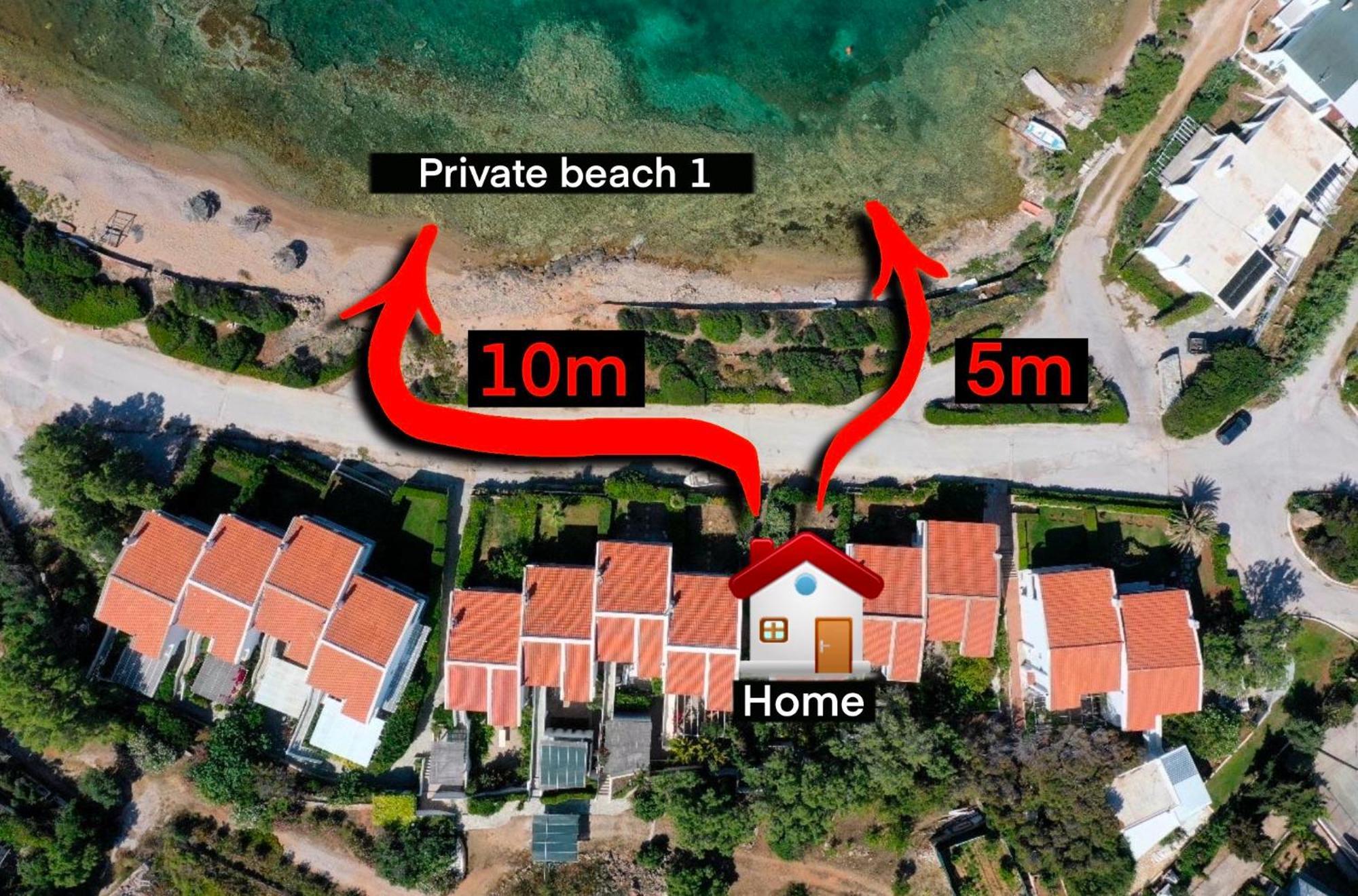 Sounio - Waterfront Luxury Spa Villa Pounta Zeza 170 Sqm On Private Beach Sounion Esterno foto