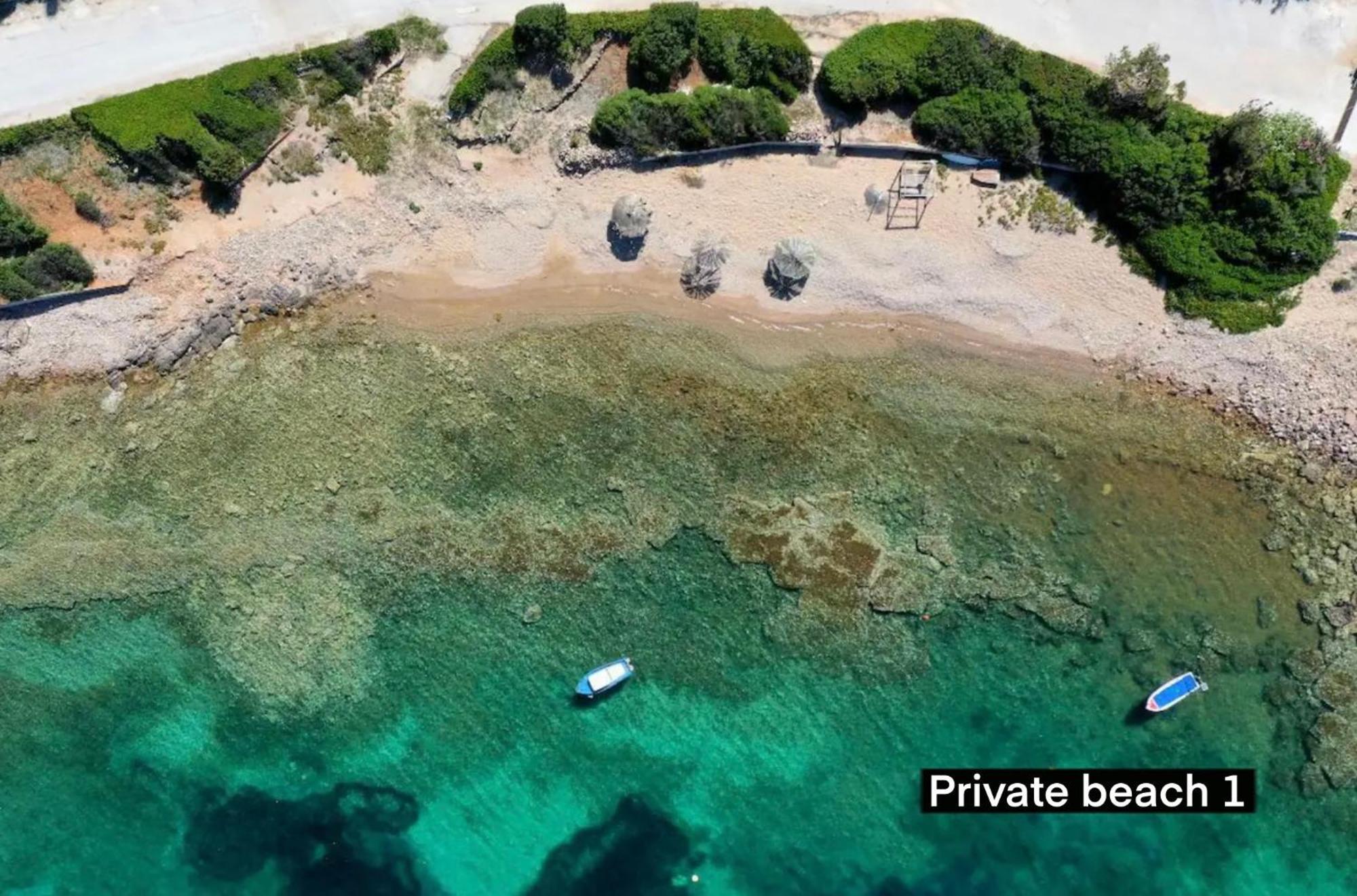 Sounio - Waterfront Luxury Spa Villa Pounta Zeza 170 Sqm On Private Beach Sounion Esterno foto